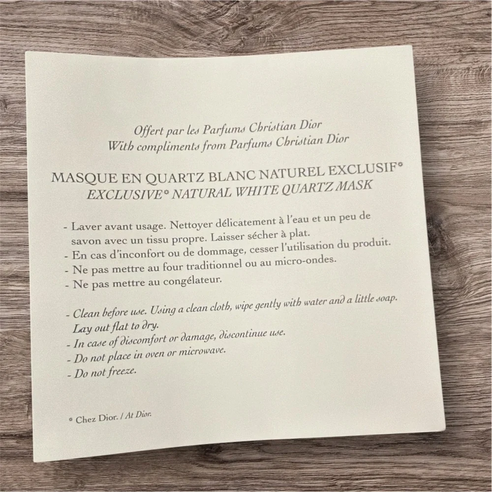 Dior White Quartz Deluxe Eye Mask Set Beauty - Picture 8 of 8